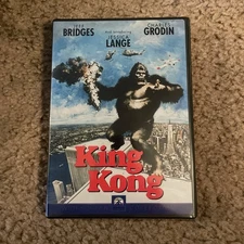 King Kong (DVD, 1976) Paramount W/Insert Jeff Bridges Jessica Lange Very Good!