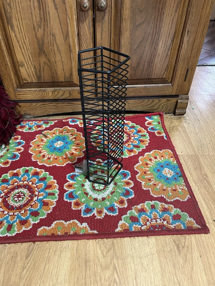 Metal Wire Storage Rack CD Organizer 24 CD Capacity NEW - Image 2 of 4
