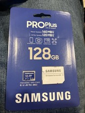 Samsung PRO Plus 128GB Free Shipping Sealed