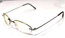 Calvin Klein 535 No Nose Pad Gunmetal Rimless...