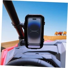 UTV ATV Phone Mount Waterproof Holder Compatible with Polaris RZR Ranger 