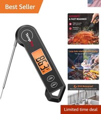 Motion Sensing Waterproof Meat Thermometer with 4.3-Inch Probe - Versatile Use