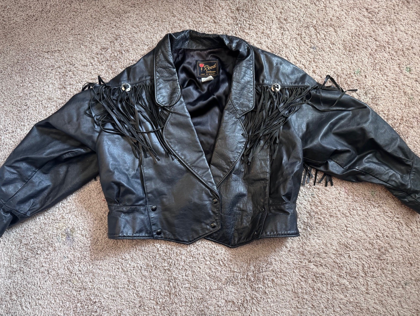 Vintage Reed Sportswear Leather Jacket - Gem