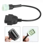 For KTM Motorcycle 6 Pin to 16Pin OBD2 Diagnostic Cable Reader Scanner Adapter