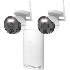 Swann Communications 1080P 4K NVR Security System, 4 Channels, 2 Cameras, 1TB