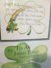 'Tis An Irish Toast Cross Stitch CHART-113x80 Stitches-Judith M Kirby Design