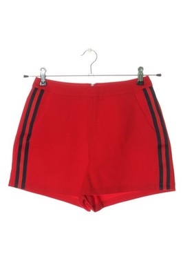 VANESSA SCOTT Hot Pants Damen Kurze Hose Gr. DE 36 rot Casual-Look