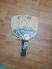 Diller Pickleball Wood Paddles, Set of 2