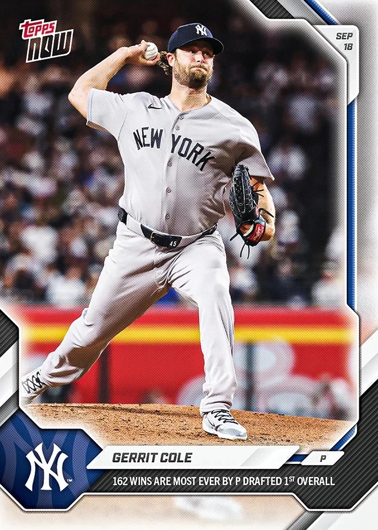 2026 Topps Now #690 Gerrit Cole PreSale