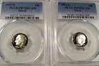 1992-S & 1993-S 10c SILVER PCGS PR70DCAM ROOSEVELT DIMES PROOF DEEP CAMEO PR 70