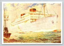UNION-CASTLE Royal Mail Motorship WINCHESTER CASTLE Postcard Magna Golden Age