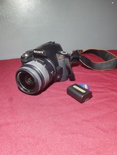 Sony Alpha A290 14.2MP DSLR Camera 18-55mm Lens - Needs New Battery