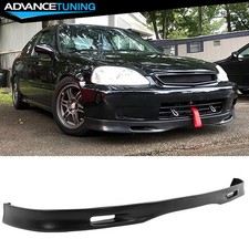 For 99-00 Honda Civic Spoon Style Unpainted Front Bumper Lip Spoiler Splitter Pu For 99-00 Honda Civic Spoon Style Unpainted Front Bumper Lip Spoiler Splitter Pu