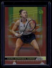 2024 Topps Chrome #107 Sara Sorribes Tormo Rose Gold Refractor #/20