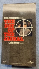The Day of the Jackal 1973 VHS Drama Suspense MCA Videocassette