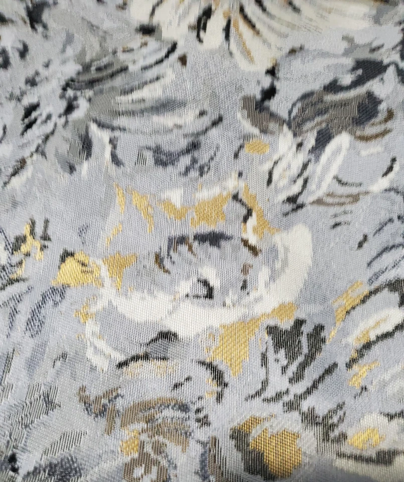 Westex 19x20 дюймов серая серебристая золотистая цветочная жаккардовая плетеная наволочка чехол - Изображение 3 из 4