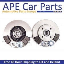Image of PEUGEOT PARTNER 1.6 HDi REAR BRAKE DISCS AND PADS BEARINGS, HUBNUTS 2009-2016