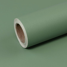 Green Peel and Stick Wallpaper 15.7"x118" Sage Green Contact Paper Modern Self A