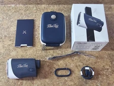 Blue Tees Series 3 Max + Plus Golf Rangefinder w/ Case, Box and Charger