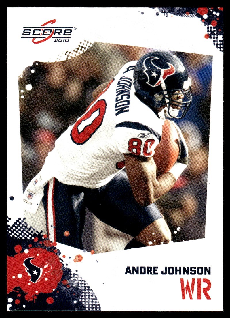 Andre Johnson 2010 Score #112 Houston Texans NFL READ FREE SHIPPING AutographDen