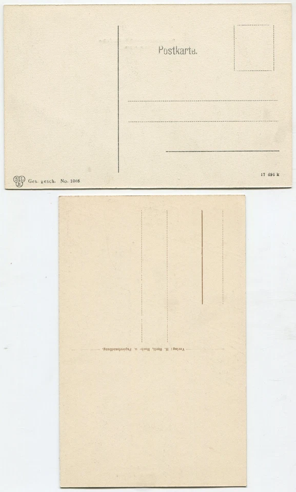 Putbus/Rügen, 5 ungebrauchte Ansichtskarten um 1910 - Bild 4 von 4