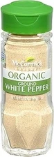 (Free Duty Tax) McCormick Gourmet Organic Ground White Pepper, 1.75 Oz