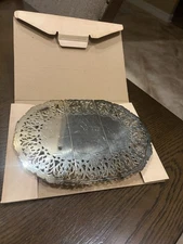 Expandable Triple Trivet Eales of Sheffield Silver Plate no 873.