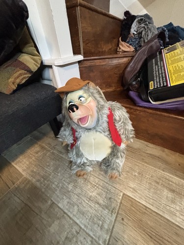 WDW Big Al Bean Bag Plush Country Bear Jamboree Doll Rubber Face NWT Vintage - Picture 4 of 5