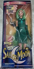 SAILOR MOON Vintage 11.5" EMERALD Adventure Doll Figure W/ Luna Keychain 1997