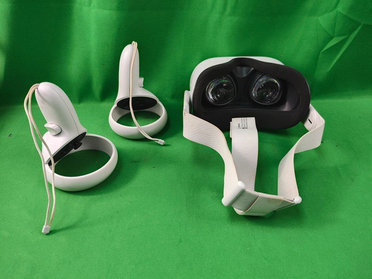 Meta Oculus Quest 128GB Virtual Reality Headset with Controllers