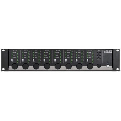 AUDAC 8 Zone Multi Zone Audio Matrix Mixer With Web Based Control