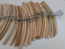 Hollywood Wardrobe Wood Clothing Hangers Mix Box of 50 Vintage 50s 60s 70s USA