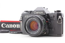 Near MINT Canon AE-1 35mm Film Camera SLR New FD 50mm f1.8 Lens From JAPAN