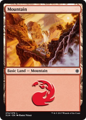 Mountain (274) Ixalan Lightly Played, English