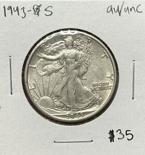 1943-S Walking Liberty Half Dollar AU