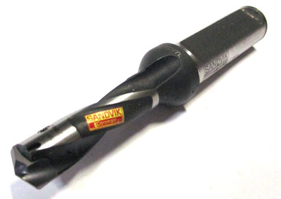 SANDVIK Vollbohrer Ø12 3xD 870-1200-10L 16-3 bestückt m. VHM Bohrkrone D6737