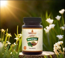 Organic Moringa Capsules – Energy, Immune & Nutritional Support–450mg, 60ct