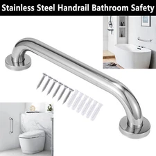 Bath Safety Handle Stainless Steel Handrail Grab Bathroom Grip Bar Rail Fixtures