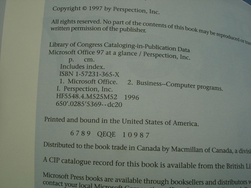 1997 Microsoft Office 97 At A Glance Resource Guide Book Windows NT and 95 - Picture 4 of 4