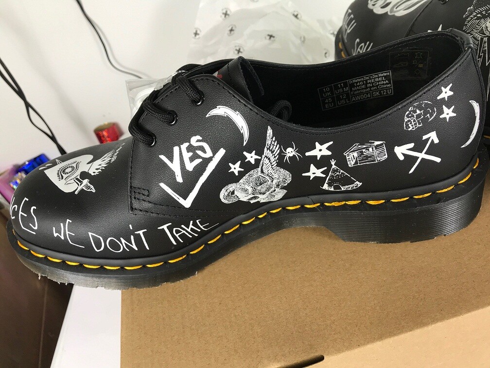 Dr. Martens 1461 REBEL Custom CHAOS 