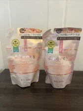 (2) Japan &HONEY Melty Pink (Moist Repair) Series Shampoo / Treatment / Hair Oil