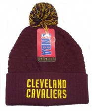 NBA Cleveland Cavaliers Pom/Cuffed Knit Hat