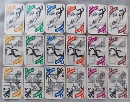 SCOOP GIOCO DI CARTE VINTAGE STOP PRESS, URLA E RISATE MADE IN ENGLAND - Foto 7 di 19