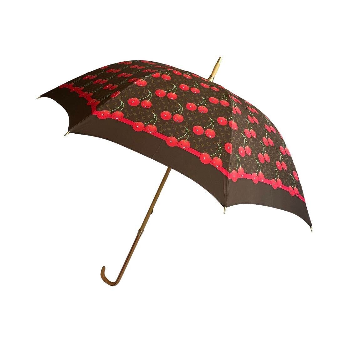 Authentic Louis Vuitton Vintage Umbrella Monogram Cherry Authentic Louis Vuitton Vintage Umbrella Monogram Cherry
