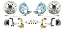 64-72 Gm A F X Body Front Disc Brake Conversion Kit Cross Drilled Slotted Rotors 64-72 Gm A F X Body Front Disc Brake Conversion Kit Cross Drilled Slotted Rotors