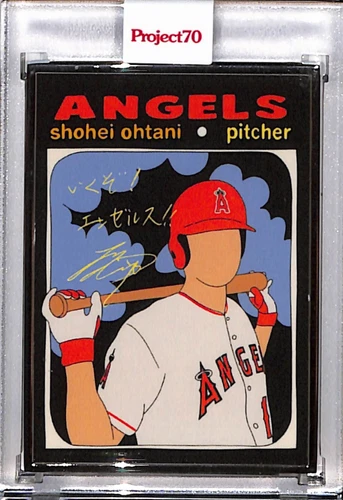 2021 TOPPS PROJECT 70 #561 SHOHEI OHTANI BY FUCCI P70 AP SILVER FRAME 51/51