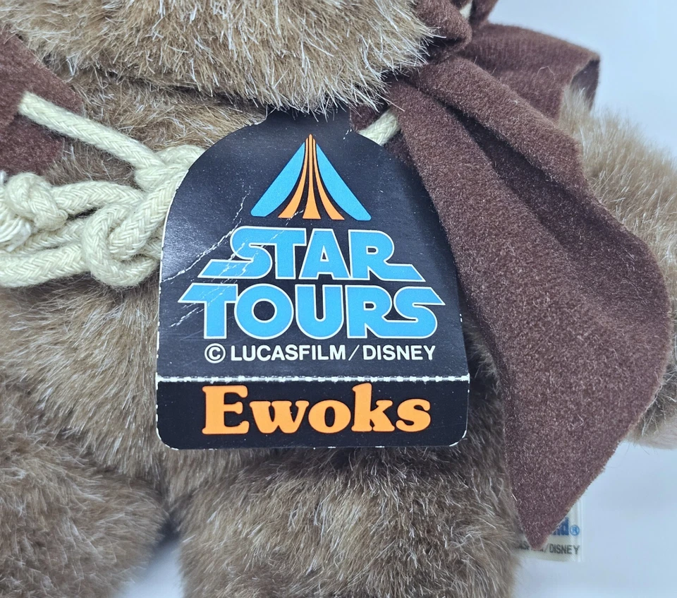 Peluche Ewok Tokyo Disneyland Star Tours 10" - Disney - Star Wars - Lucas Films Foto 3 de 4