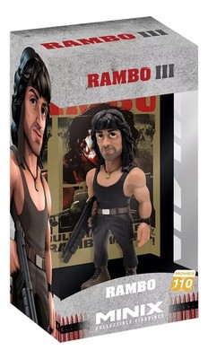 Minix Figura Rambo C/remera + Fusil Asalto 12cm