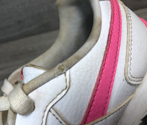 Reebok Turnschuhe Mädchen Grau & Rosa UK 13 EUR 31 Turnschuhe Schuhe Kinder - Bild 11 von 12