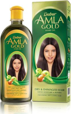 Dabur Amla indisches Stachelbeere Haaröl für natürliches schönes Haar | 200ml -300ml